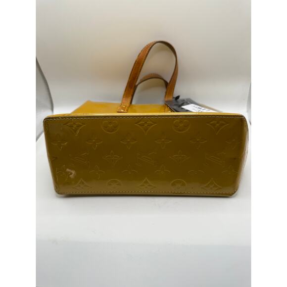 Louis Vuitton Monogram  Vernis Reade PM Mini Tote Bag in Mustard - Picture 6 of 8